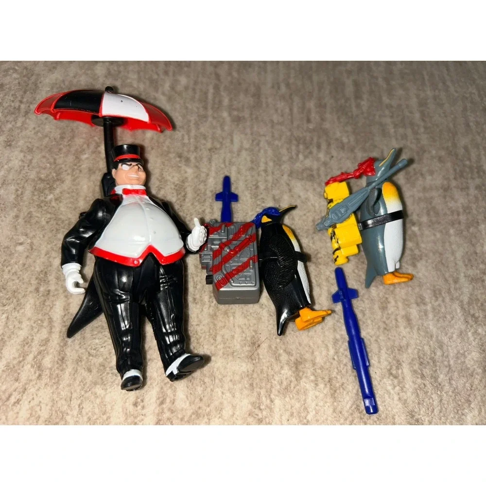 Vintage 1992 DC Kenner, The Penguin with 1991 Penguin Commandos